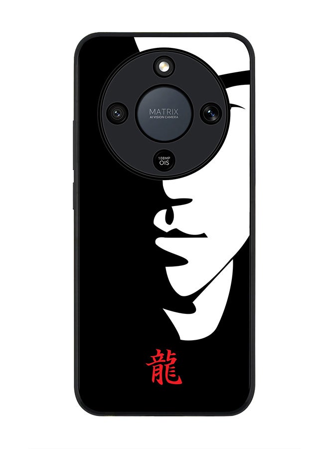 For Honor X9d / Magic8 Lite / X70 Case,Slim fit Camera Protection, Shockproof Thin Phone cover  - Tibute - Bruce Lee (Black)